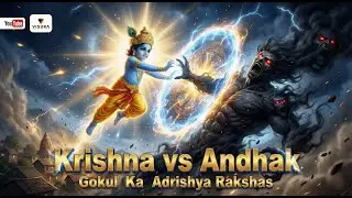 Krishna vs Andhak | Gokul Ka Adrishya Rakshas | Dark Mythological Story