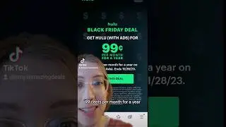Hulu's Black Friday Deal is amazing! #hulu #blackfriday #huludeal #deals #coupons #blackfridaydeal