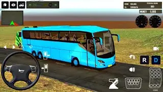 Euro Coach Bus Driving In Transport Game - 2024 Indonesia Bus Simulator - Bus Game Android Gameplay