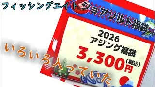 フィッシングエイト 2026 アジング 3300円 福袋 開封動画