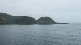 隠岐汽船フェリー 船窓 七類港→西郷港/ 七類港900発(おき)