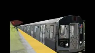 Openbve: R160B D train Terminating at Bay 50th Street due to Construction!