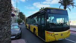 Guaguas Municipales Mercedes Benz Sprinter UNVI y Scania N270UB Castrosua Versus [Realizando Desvío]