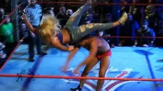 Chris Dickinson Pazuzu Bombs Kimber Lee (All 3 Angles) - Beyond Wrestling 