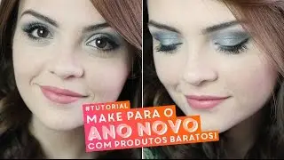Tutorial: make para o ano novo só com produtos baratinhos • Karol Pinheiro