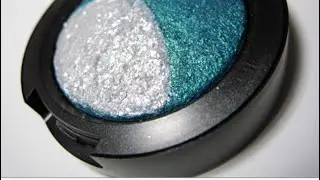 Mac cosmetics silver and blue eyeshadow #sayyeda shaheen 19#