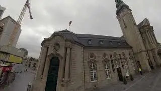 Luxembourg City 360&deg; &ndash; Stone Statues & Sculptures at Train Station