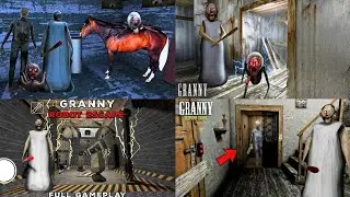 GRANNY HORSE ESCAPE VS ROBOT ESCAPE VS LIFT ESCAPE| GRANNY 1,2,3,4  DEVLOPER NEW UPDATED 🤯 #trending