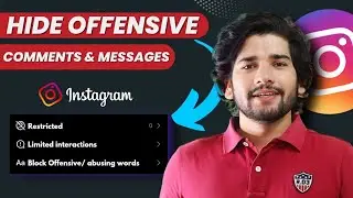 Hide Abusive Messages And Comments on Instagram | Instagram Se Bad Words Kaise Block Kare