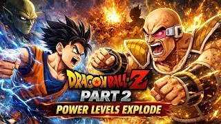 Dragon Ball Z Part 2 | Power Levels Explode #DragonBallZ #DBZ #DragonBall