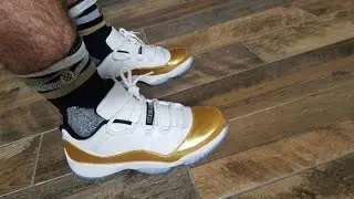 Air jordan 11 low closing ceremony on foot!