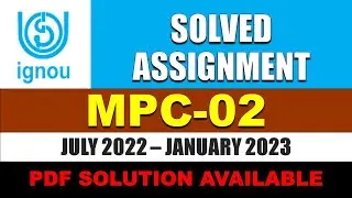 MPC 002 IGNOU SOLVED ASSIGNMENT 2022 2023 | MPC - 02 | LIFE SPAN PSYCHOLOGY | JULY 2022 JANUARY 2023