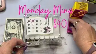 Mondays Minis on a Tuesday #savings #cashstuffing #cashenvelopestuffing 
