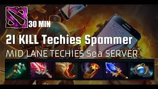 30 MIN 21 KILL!!! TECHIES SPAMMER Destroy SEA SERVER | Ice Cube official First Person Replay #1