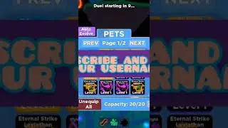 Ninja Legends pets giveaway! like,sub and comment user to enter.