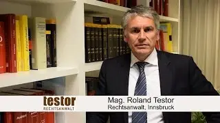 Business-Videoportrait: Rechtsanwalt Mag. Roland Testor
