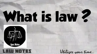 What is law ? Meaning and Definition of law. #law