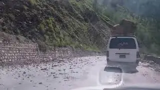 Land sliding naran kagan valley