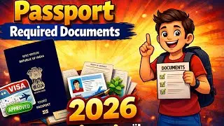 Passport Required Documents 2026 | Sabse Easy Guide Hindi 🇮🇳 #passport2026 