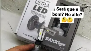 Ultra led shocklight  e bom? Testamos no farol alto!