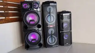 Caixa Gradiente,Caixa Philco pcx17000,Caixa pcx 9000. Qual melhor.Teste de graves.