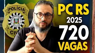 🚨 Saiu o Edital da PC RS 2025! 720 Vagas e Sal&aacute;rio de R$ 7.299!