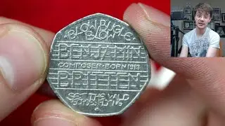 All the B's Benjamin, Britton and Brexit!!! &pound;250 50p Commemorative Coin Hunt Bag #60 [Book 3]