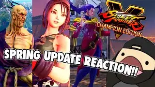 Rose Is Sick, Oro Is Amazing, & Akira Is Looking Dope!! | Street Fighter V Spring Update Reaction!