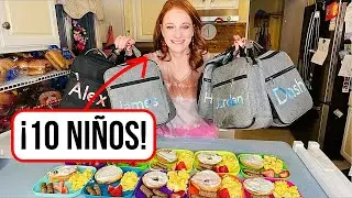 ¡Haciendo Un Desayuno Enorme Para 10 Niños! Familia Dougherty Dozen