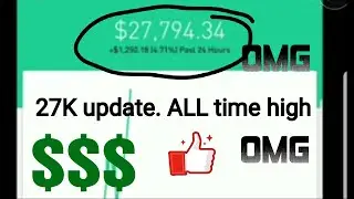 27K portfolio update! ALL time high. Cannabis options strategy working!