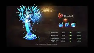 Activating 12 stars Rime Lady linked to SP Lieutnant - Dungeon Hunter 6