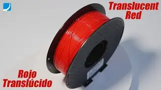 3D Printing Filament in Translucent Red Color for 3D Signage Printers #3dprintingfilament