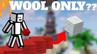 Winning Bedwars With ONLY Wool&hellip; Impossible? #nethergames