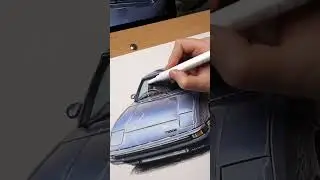 Mazda RX7 Savanna Car Drawing ✍🏻#mazda #rx7 #jdm #&ccedil;izim #cardrawing