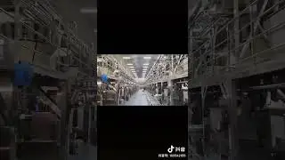 Real time shooting at the customer's factory, fully automated packaging production line