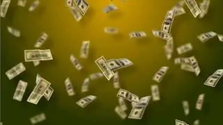 Money Falling from the Sky - Free Background Loop