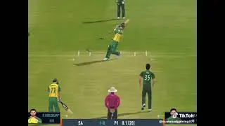 Real cricket 24 game pak vs south Africa shaheen afridi bowld for Rossouw