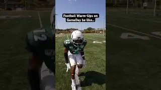Football Warm-Ups on GameDay be like&hellip; | #shorts