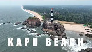 123 years old Iconic Lighthouse: Captivating Drone Views of Kapu Beach & Lighthouse, Karnataka