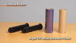 Argox CP 2140 VE CP 3140 YAZICI & RİBON NASIL TAKILIR Argox CP series printer   media & ribbon insta