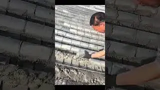Neatly Installing Traditional Roof Tiles with Impressive Precision #rooftiles #contruction #popular