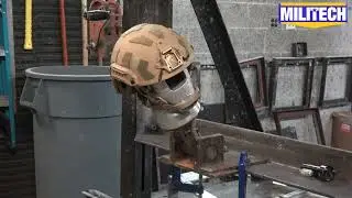 NIJ IIIA 0108.01 & 0101.06 SF Super High Cut FAST Ballistic Helmet Test By NTS