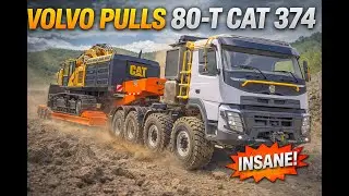 RC Heavy Machinery in Action Massive Dump Truck Caterpillar Excavator