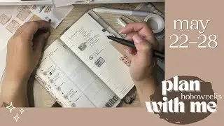 plan with me | may 22-28 | hobonichi weeks 2023