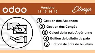 odoo Elosys - Fiche de paie avec solde de tout comptes