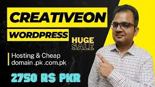 Creativeon WordPress hosting Review with cheap domain offer
