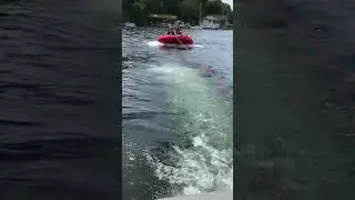Lake Sunapee, New Hampshire. Water Tubing  Summer Fun.  08/13/20