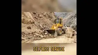 Indian Army's Selfless Service: Clearing Mountain Roads in Natural Disaster