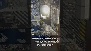 USB type C and a motherboard the movie #gamingpc #help