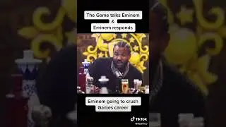 Eminem responds to the game diss track(the black slim shady)